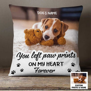 Personalized Dog Memo Photo Pillow