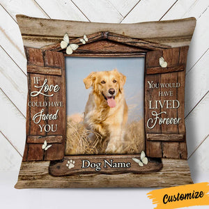 Personalized Dog Memo Photo Pillow