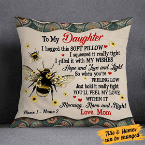 Personalized Mom Grandma Son Grandson Daughter Granddaughter Pillow JR52 24O58