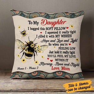 Personalized Mom Grandma Son Grandson Daughter Granddaughter Pillow JR52 24O58