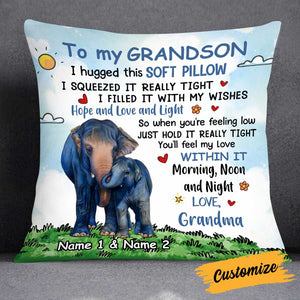 Personalized Mom Grandma Daughter Granddaughter Pillow