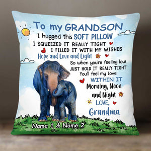 Personalized Mom Grandma Daughter Granddaughter Pillow