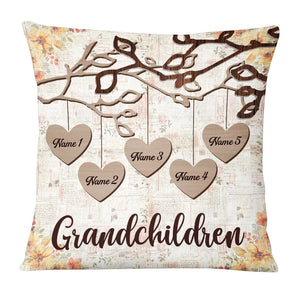 PERSONALIZED GRANDMA HEART LOVE TREE PILLOW