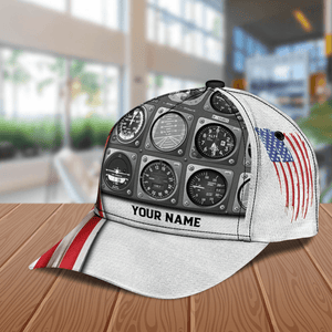 Personalized Pilot Classic Cap, Personalized Gift for Pilot