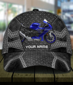 Motorcycle Super Cool Black Personalized Cap