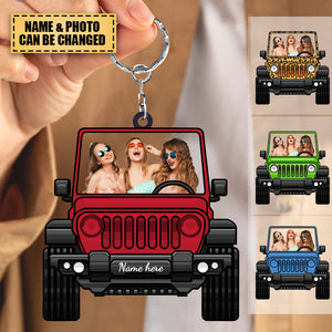 Personalized Off-Road Car Keychain -Gift For Couple friend and sister