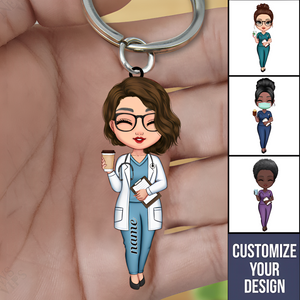 Gift for Nurses- Personalized Acrylic Keychain