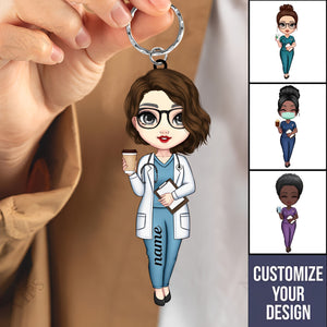 Gift for Nurses- Personalized Acrylic Keychain