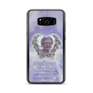 Custom Personalized Memorial Phone Case - A Big Piece Of My Heart Lives In Heaven