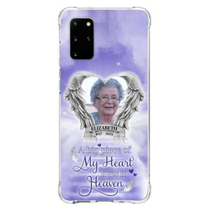 Custom Personalized Memorial Phone Case - A Big Piece Of My Heart Lives In Heaven