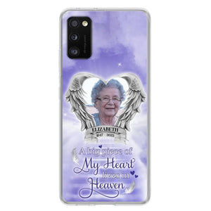 Custom Personalized Memorial Phone Case - A Big Piece Of My Heart Lives In Heaven