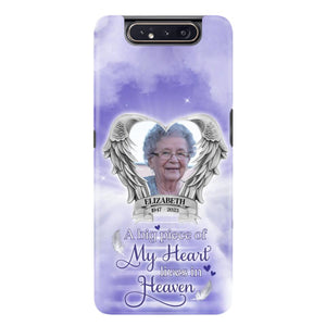 Custom Personalized Memorial Phone Case - A Big Piece Of My Heart Lives In Heaven
