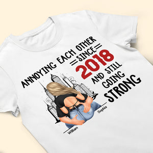Annoying Each Other - Personalized Matching Couple Shirts
