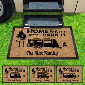 Making Memories One Campsite Outdoor Doormat For Camper, RV Camping Gift