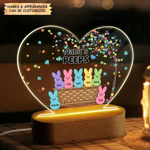 Personalized Acrylic LED Night Light - Gift For Grandma