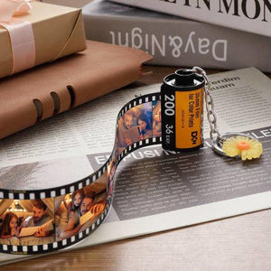Valentine's Day Gift CUSTOM CAMERA ROLL KEYCHAIN