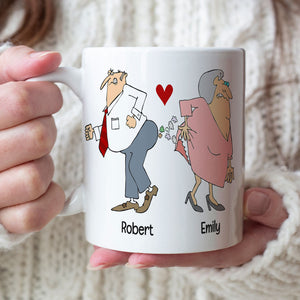 Fart Together Stay Together Personalized Couple Mug, Gift For Funny Couple