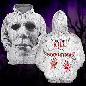 Custom Serial Killer Face Mask - All Over Print Halloween Hoodie