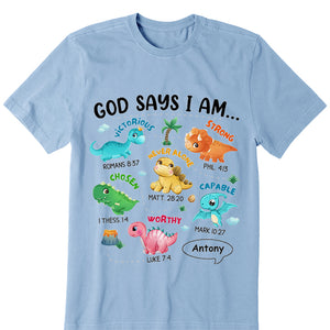 Gifts For Kid Dinosaur I Am Kid T Shirt