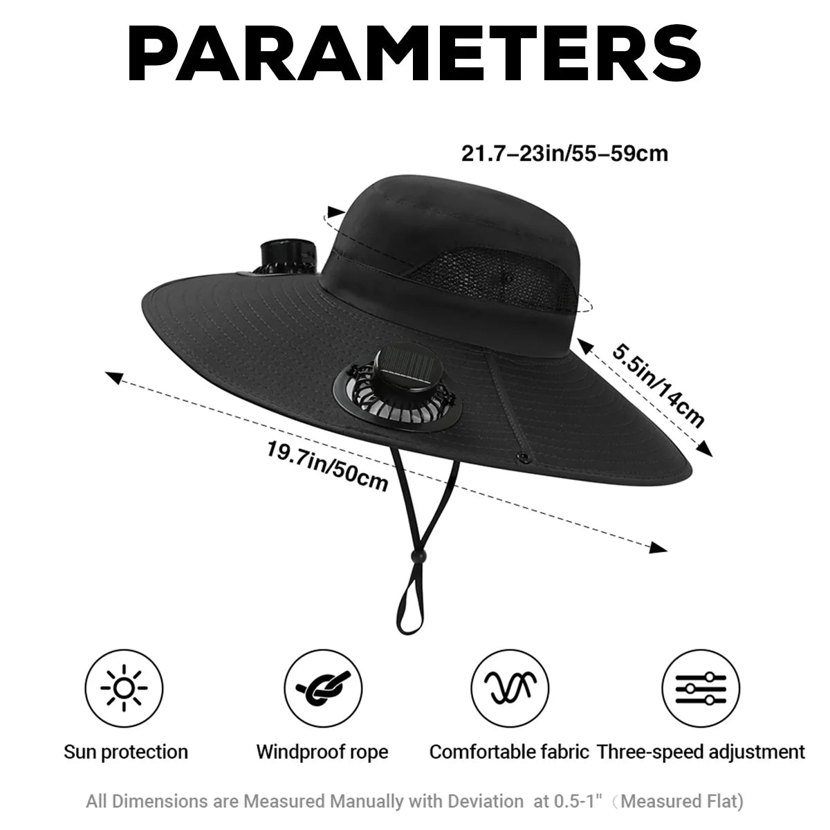 Custom Hat With Fans Solar Power - Personalized Garden Gifts For Gardeners - Plant Dreams, Grow Joy