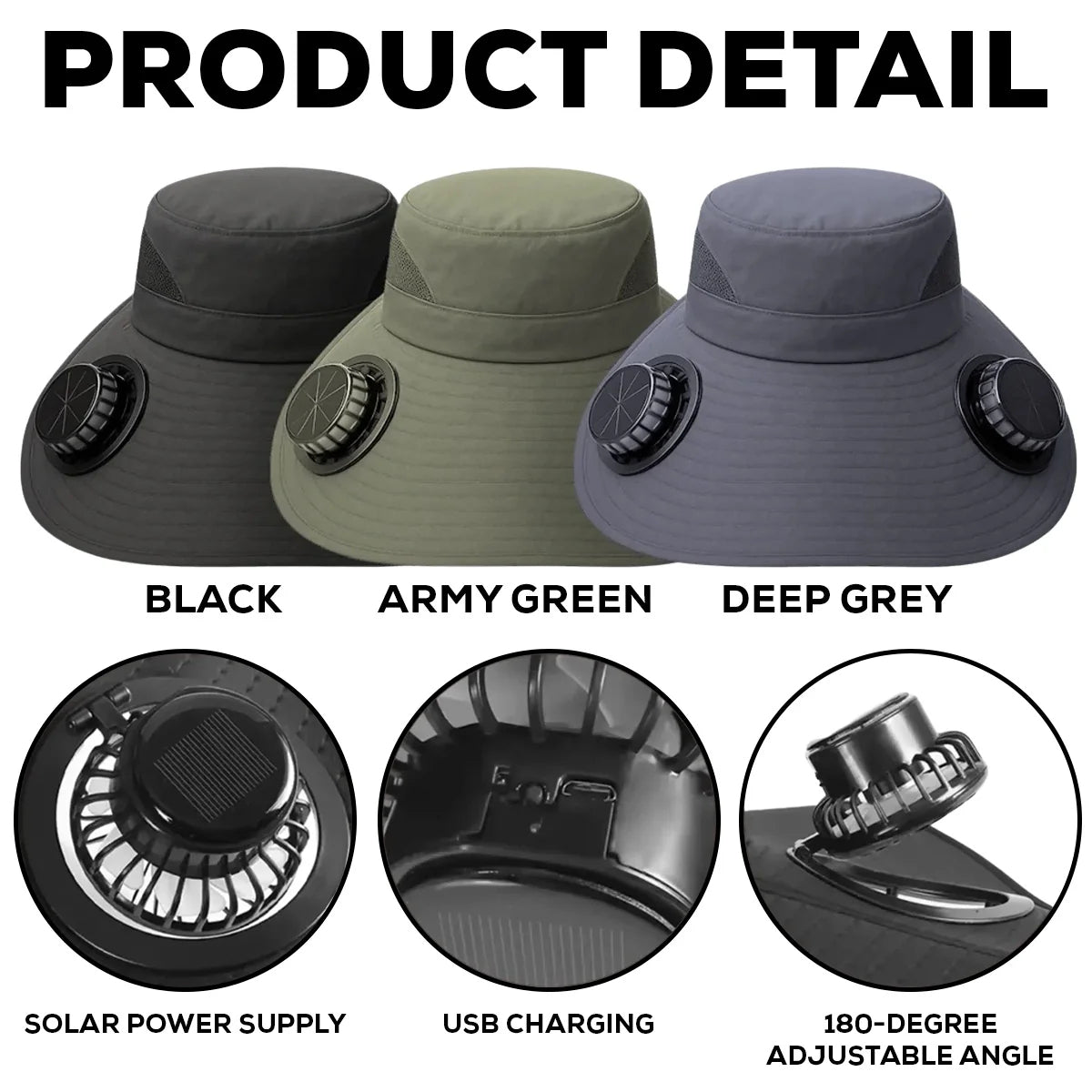 Custom Hat With Fans Solar Power - Personalized Garden Gifts For Gardeners - Plant Dreams, Grow Joy
