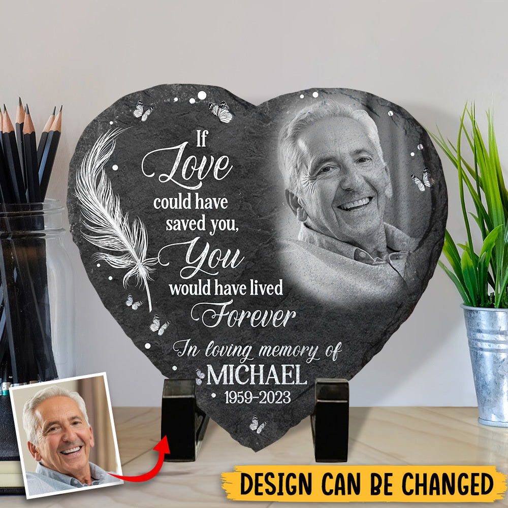 Personalized Memorial Stone for Loved One Loss Gifts - God Has You In His Arm - Ideal for Garden, Grave Marker Tribute