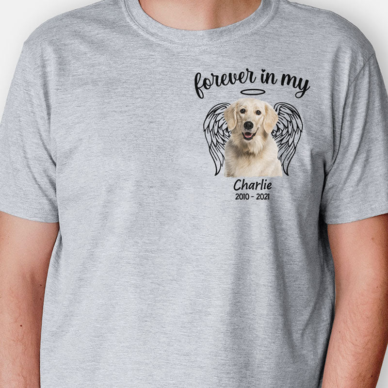 Forever In My Heart, Personalized Shirt, Memorial Gifts, Custom Photo