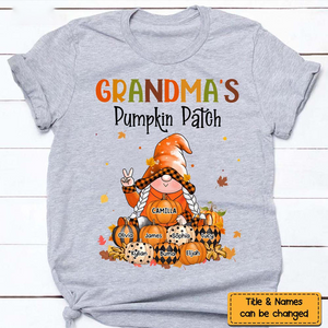Autumn Gift For Grandma Pumpkin  Shirt