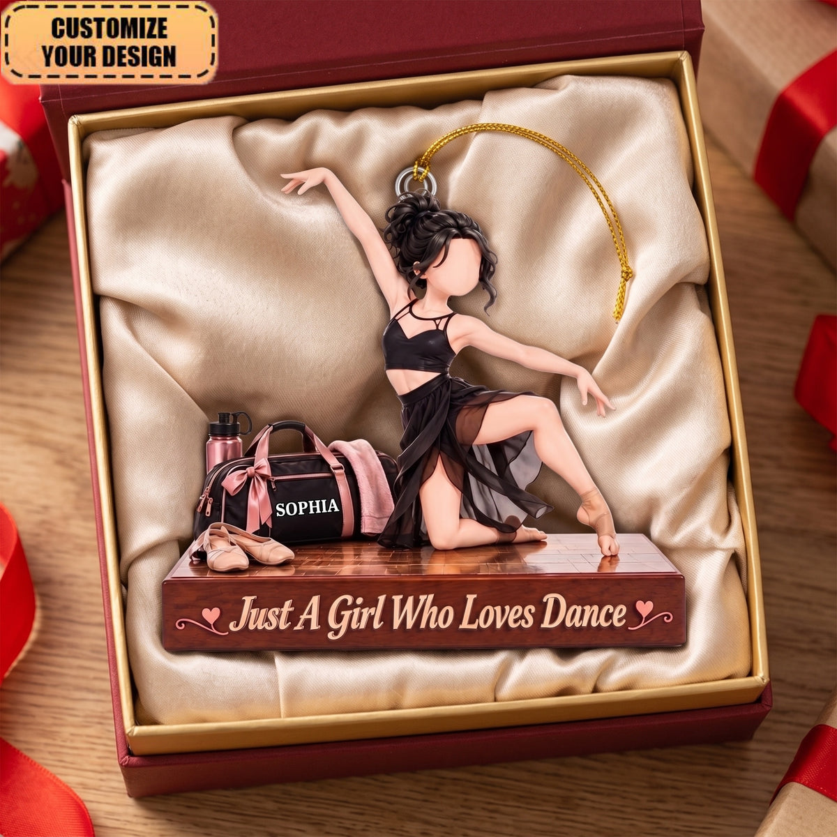 Personalized Dancer's Ornament – Custom Name Gift For Dancers, Birthday Present For A Daughter