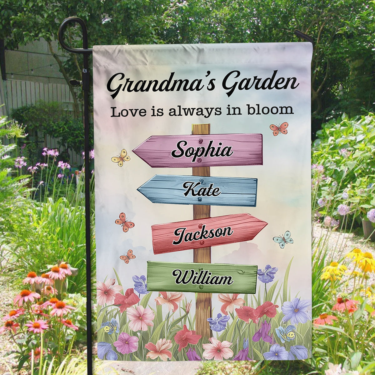 A Mother’s Love Is Endless - Family Personalized Flag