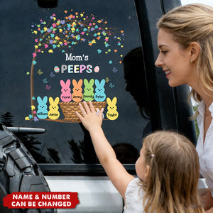 Custom Family Bunny Easter Car Window Decal Sticker Family Gift