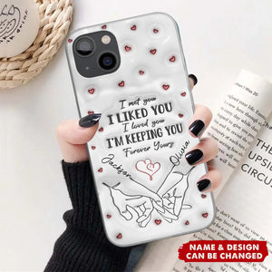 From Our First Kiss Till Our Last Breath - Couple Personalized Phone Case