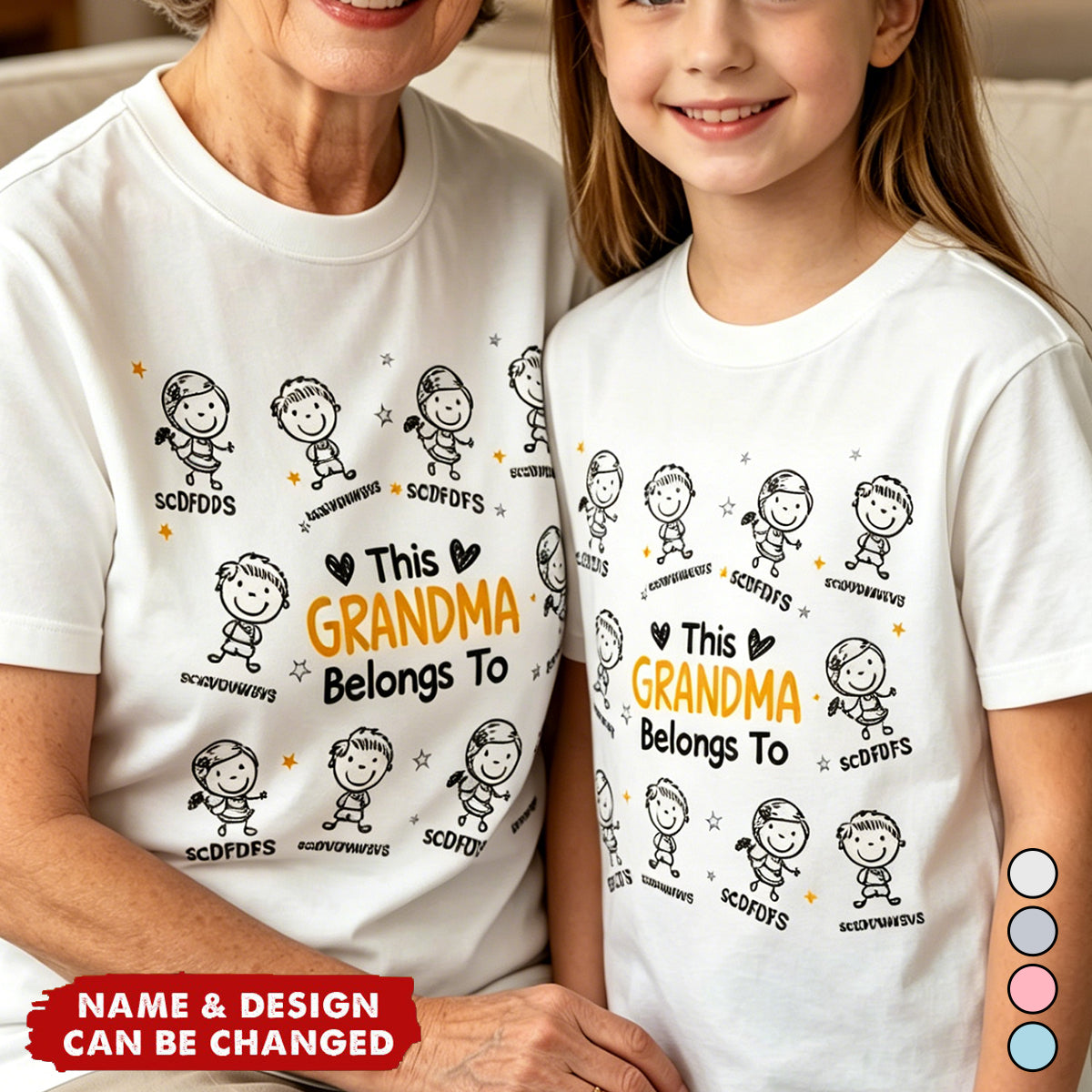 This Grandpa Belongs To Doodle - Personalized Shirt