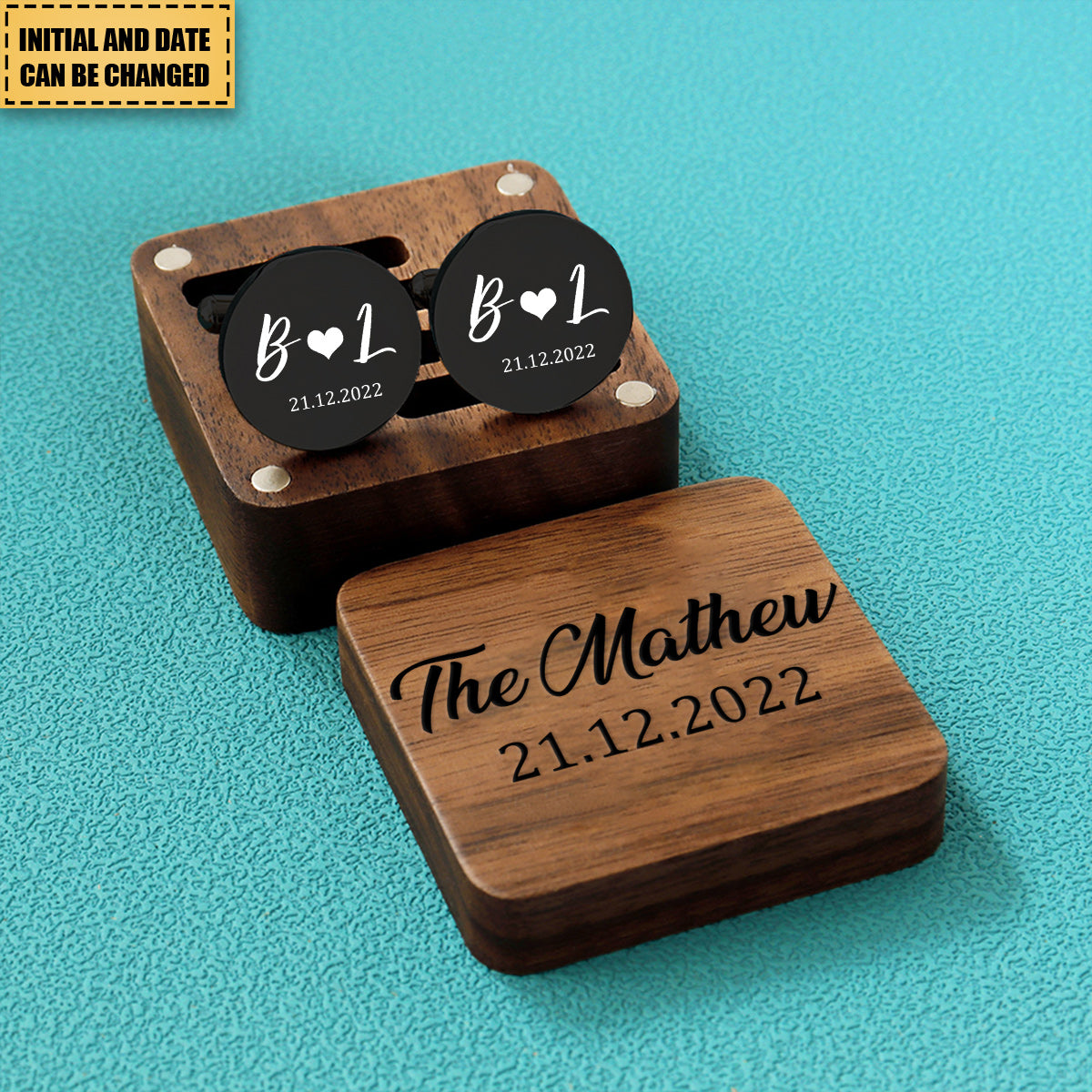 The Mathew - Personalized Cufflinks - Gift for Him