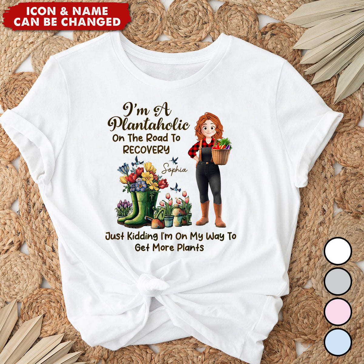 I'm A Plantaholic On The Road To Recovery - Personalized Shirt