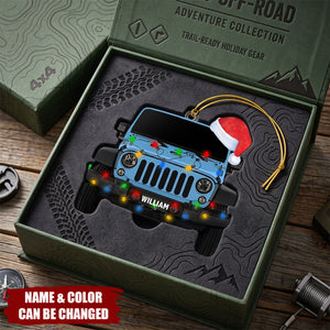 Personalized Off-Road Christmas Acrylic Ornament, Custom Christmas Gift For Off-Road Lovers