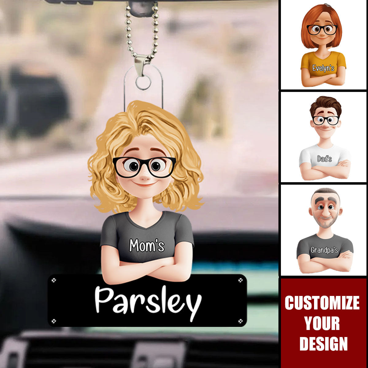 Plant Marker - Personalized Acrylic Ornament, Gift For Gardener