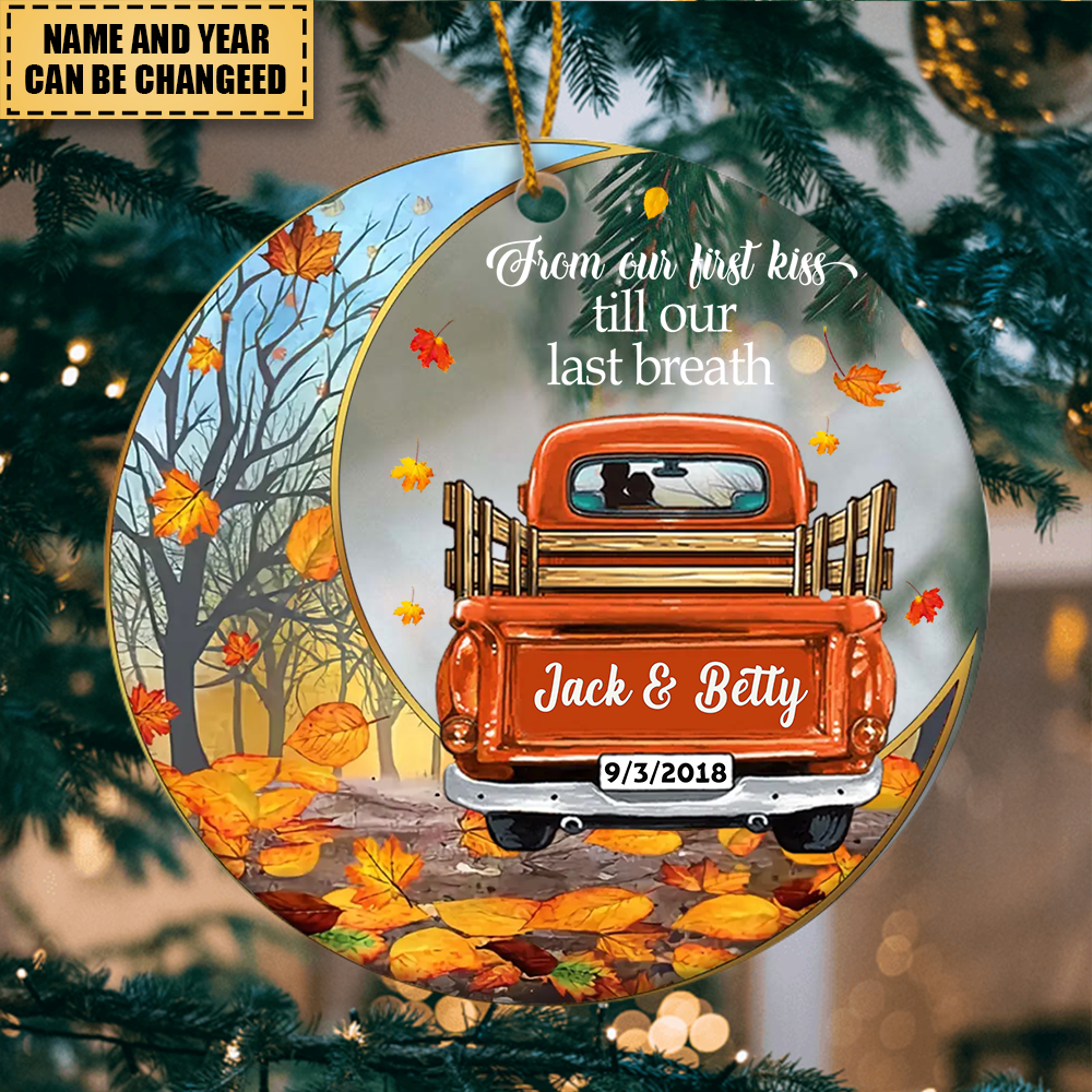 All Of Me Loves All Of You - Personalized Fall Season Acrylic Ornament - Gift Idea For Christmas/ Couple/ Her/ Him/ Anniversary