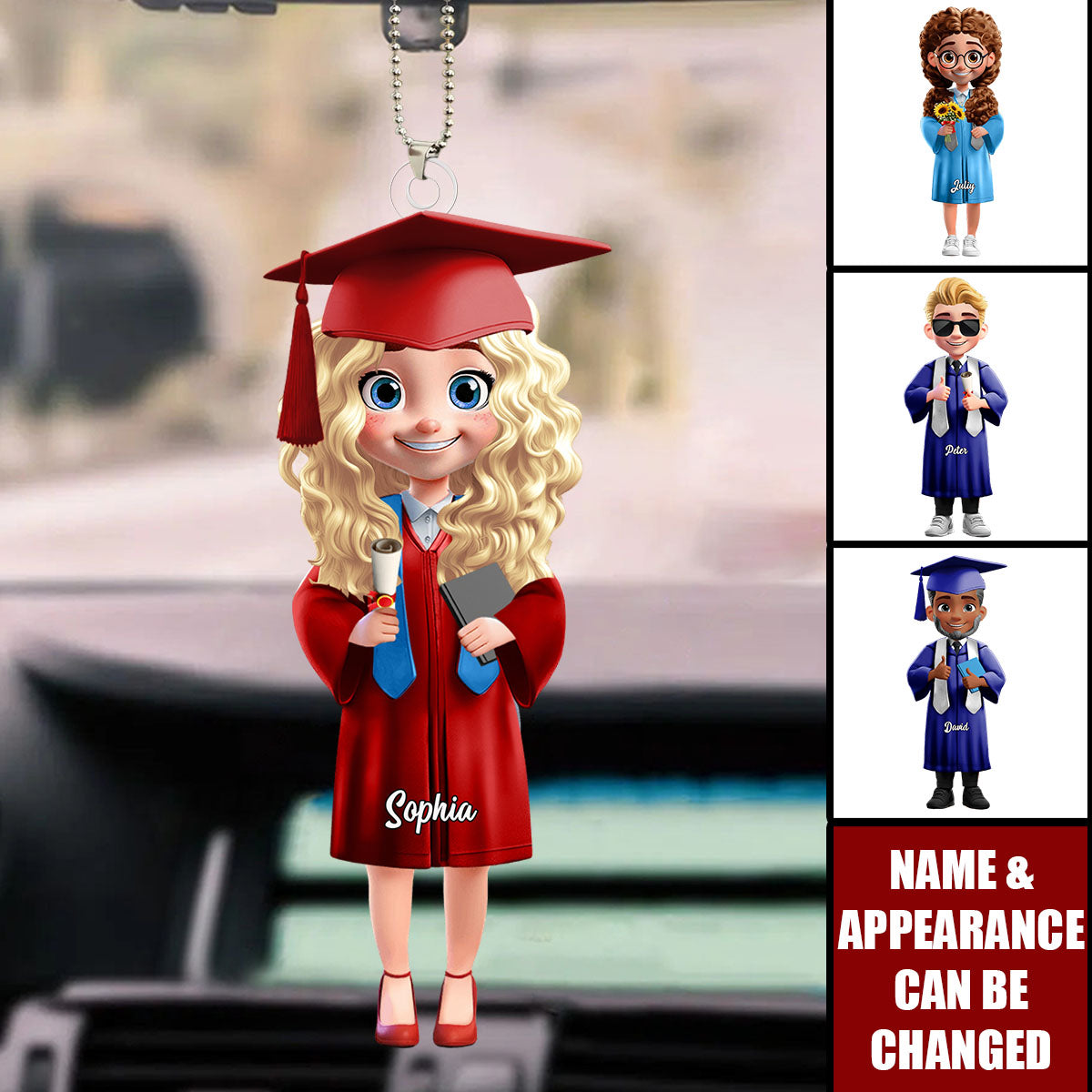 Graduation A Sweet Ending To A New Beginning - Personalized Acrylic Ornament