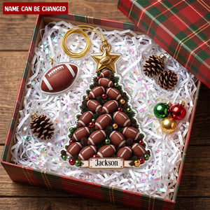 Custom Sport Acrylic Ornament - Personalized Christmas Birthday Gifts For Sports Fans, Sports Lovers