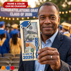 Class Of Graduation Gift - Personalized Money Holder