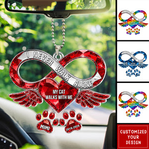 Your Love Still Rides Beside Me Every Day - Personalized Acrylic Car Ornament