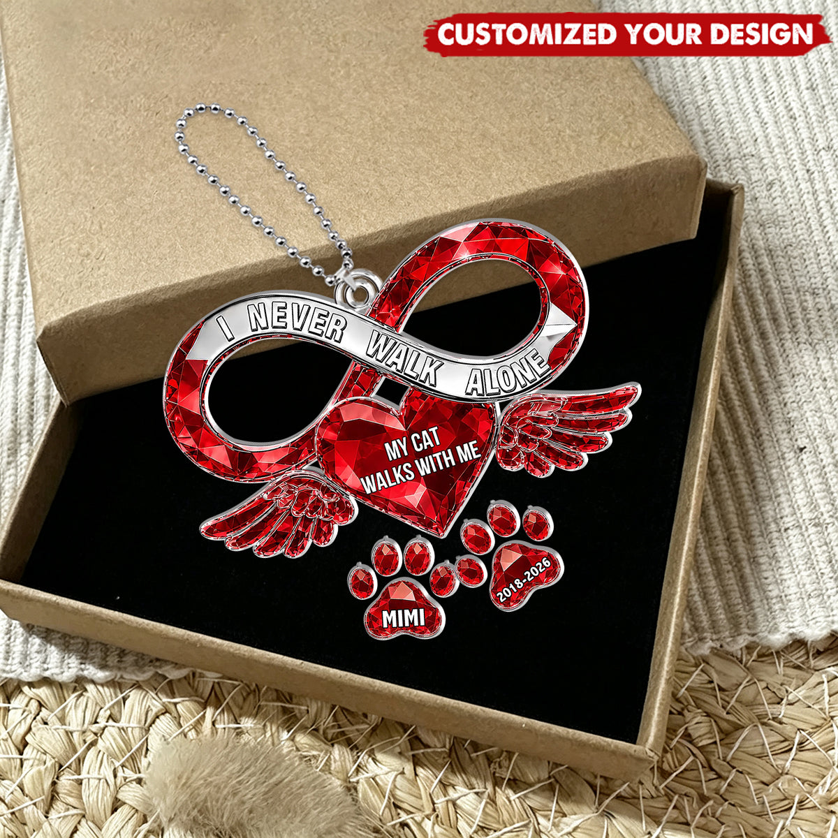 Your Love Still Rides Beside Me Every Day - Personalized Acrylic Car Ornament