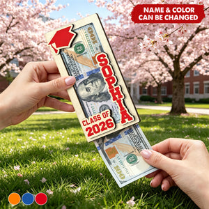 Class Of Graduation Gift - Personalized Money Holder