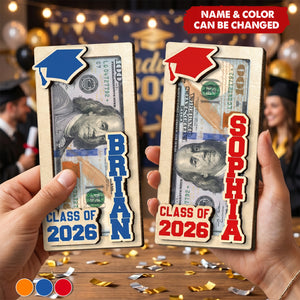 Class Of Graduation Gift - Personalized Money Holder