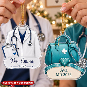 Personalized Doctor Ornament - Medical Appreciation Gift