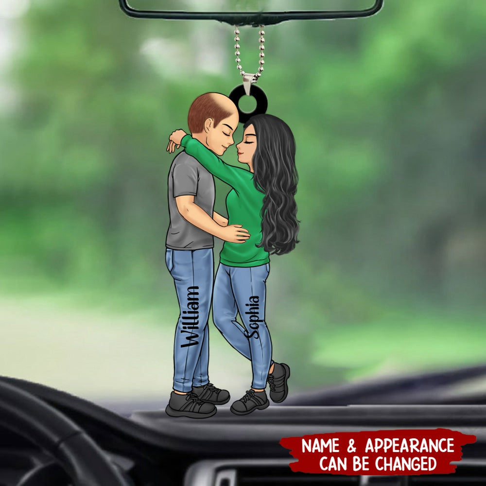 Couple Personalized Acrylic Ornament - Gift For Husband Wife, Anniversary
