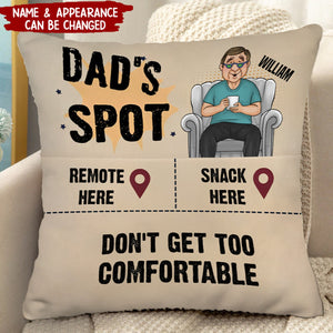 Personalized Gift For Dad Not Too Comfortable Pocket Pillow