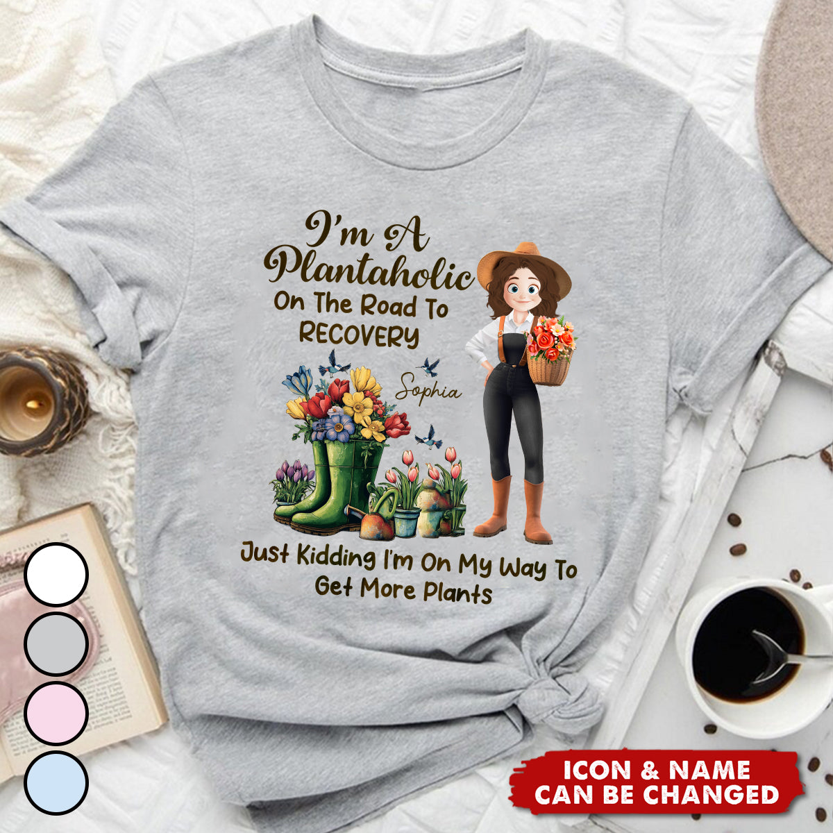 I'm A Plantaholic On The Road To Recovery - Personalized Shirt