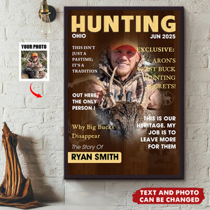 Man Cave Hunting Art - Personalized Poster, Gift For Hunter